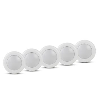   Entac Mini Hordozható Éjjeli Fény 0.45W RGB + Távir. 6db/csomag